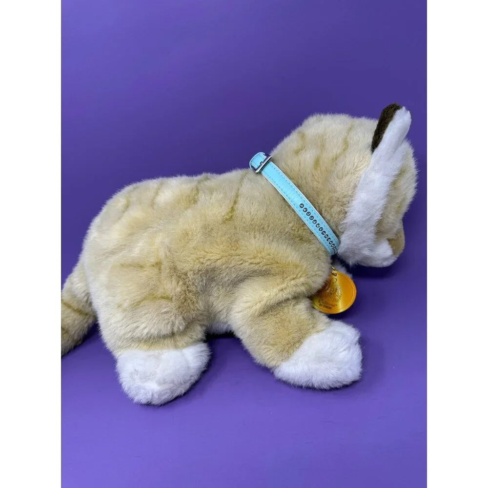 Vtg Dakin Soft Classics Creations Lion Cub Plush Stuffed Animal Toy w/ Collar - Picture 5 of 9